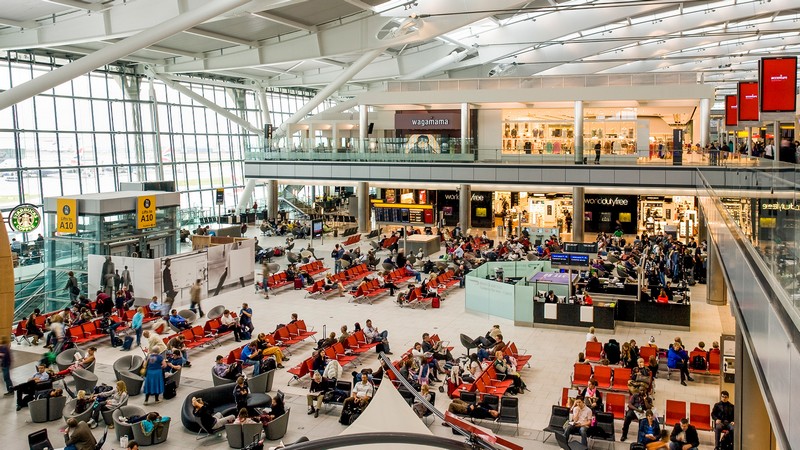 Wanderlust Tips Magazine | Flora world map at Heathrow Airport