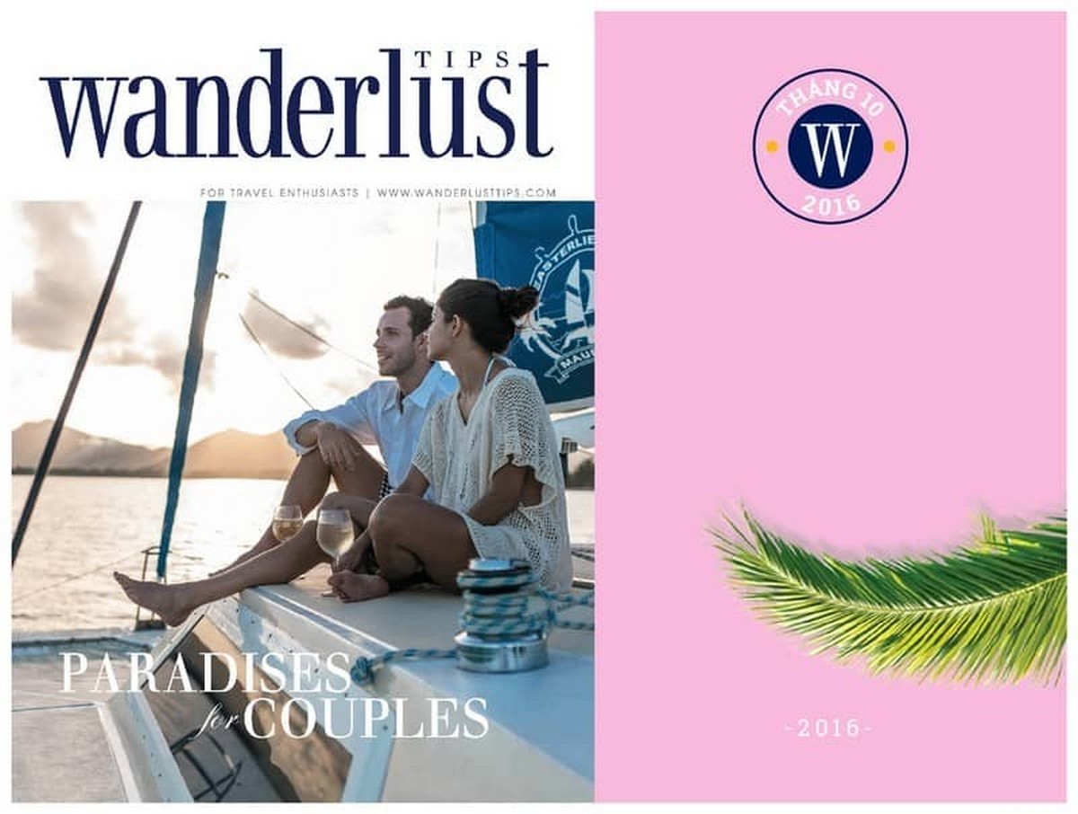 Wanderlust Tips Magazine | Wanderlust Tips travel magazine's October issue 2016: Paradises for couples