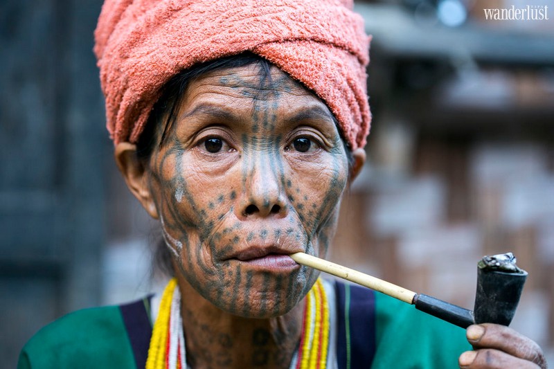 The stunning facial inkings of Chin women in Western Myanmar