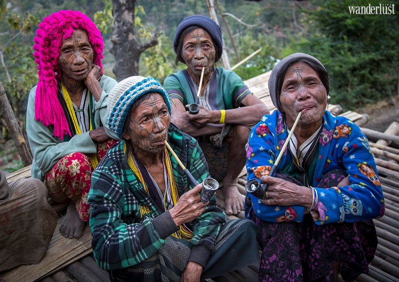 The stunning facial inkings of Chin women in Western Myanmar