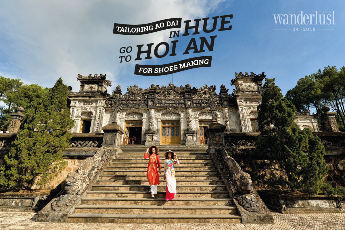 Wanderlust Tips Magazine | Tailoring Ao dai in Hue, go to Hoi An for shoes making