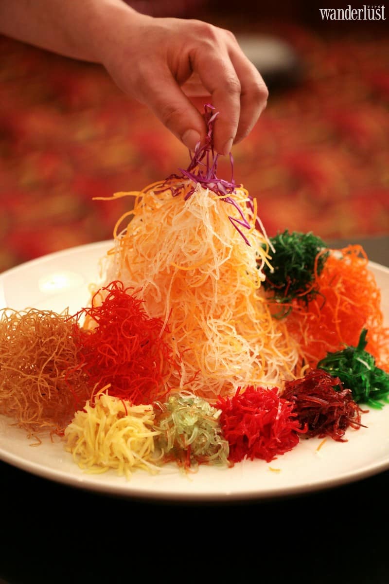 Wanderlust Tips Magazine | Fortuna Hanoi: Yu Sheng good luck toss salad