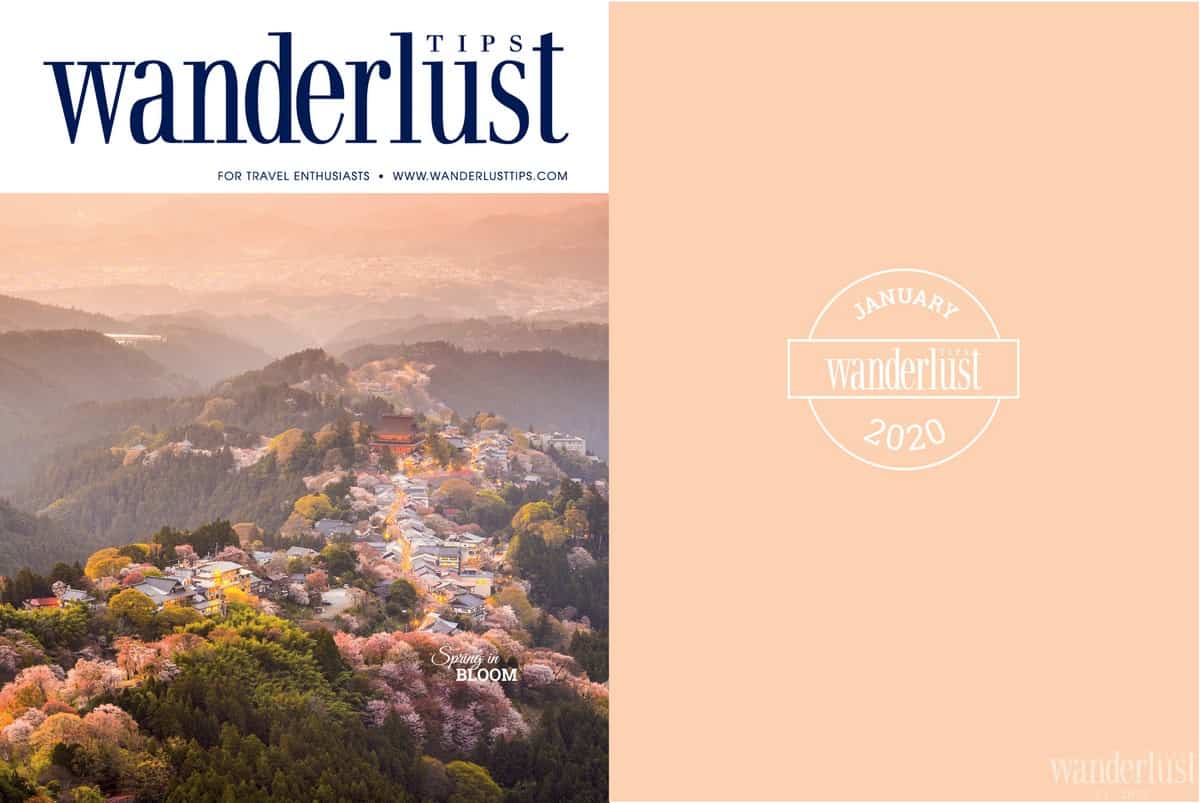 Wanderlust Tips magazine | Wanderlust Tips magazine January 2020: Spring in bloom