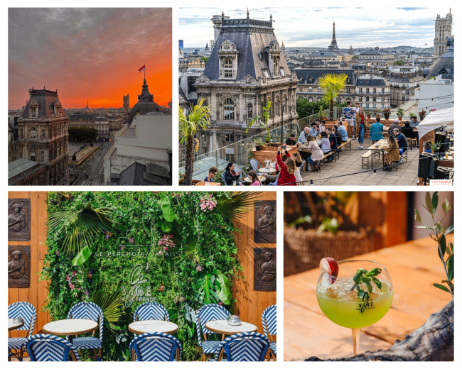 5 Beautiful Rooftop Bars in Paris • WANDERLUST TIPS